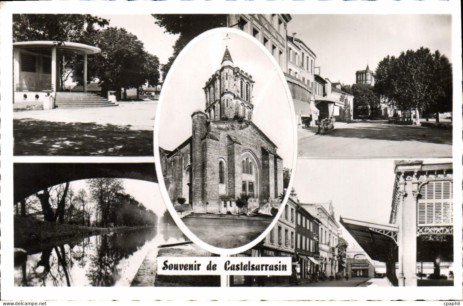 CPA Souvenir De Castelsarrasin