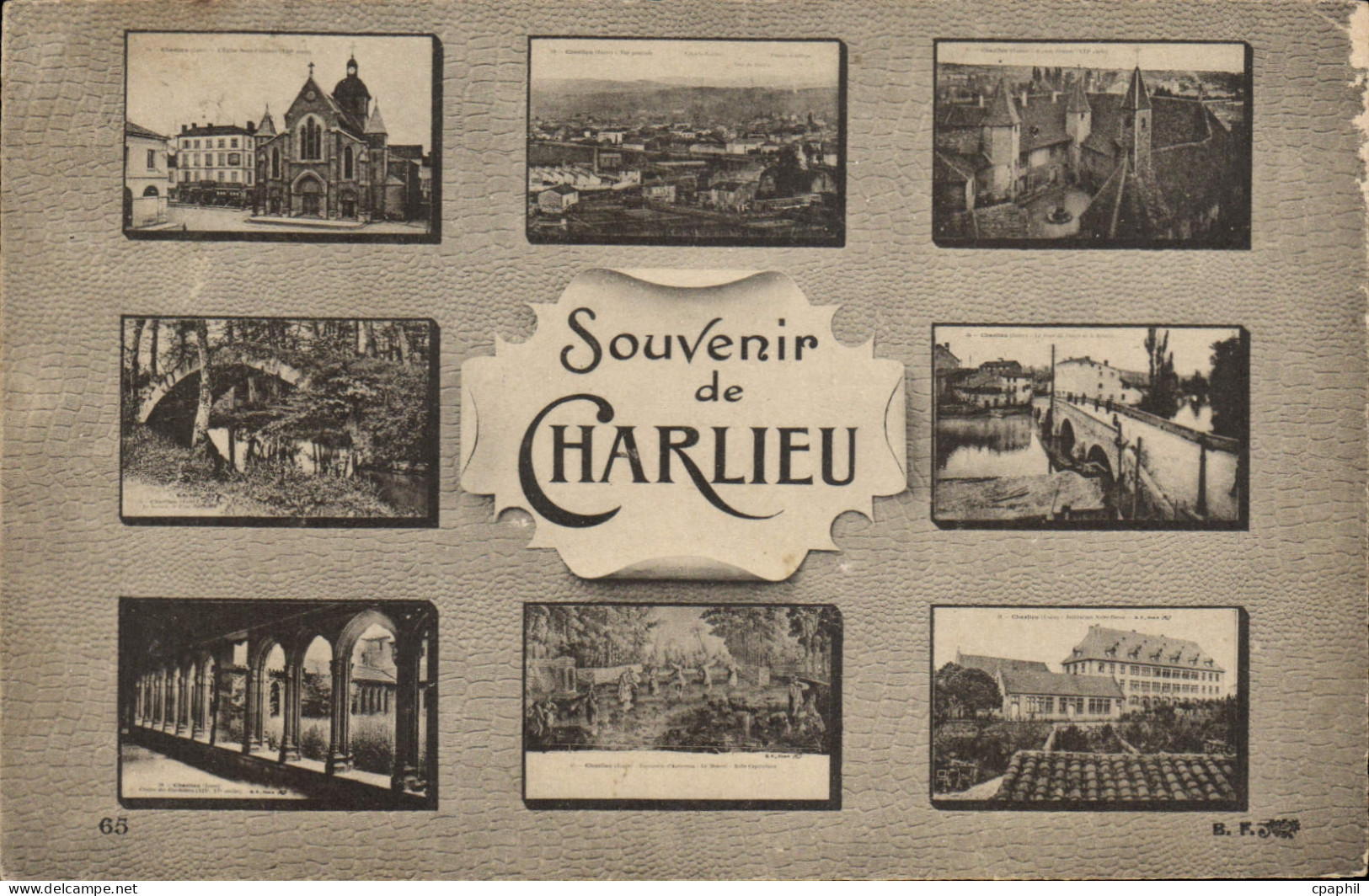 CPA Souvenir de Charlieu