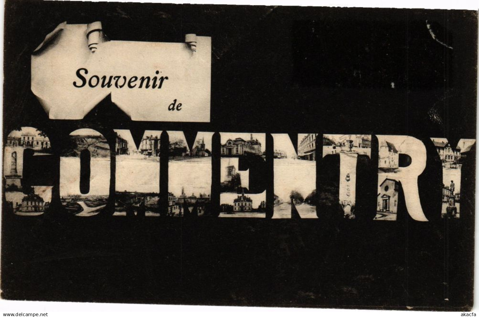 CPA Souvenir de COMMENTRY (262195)