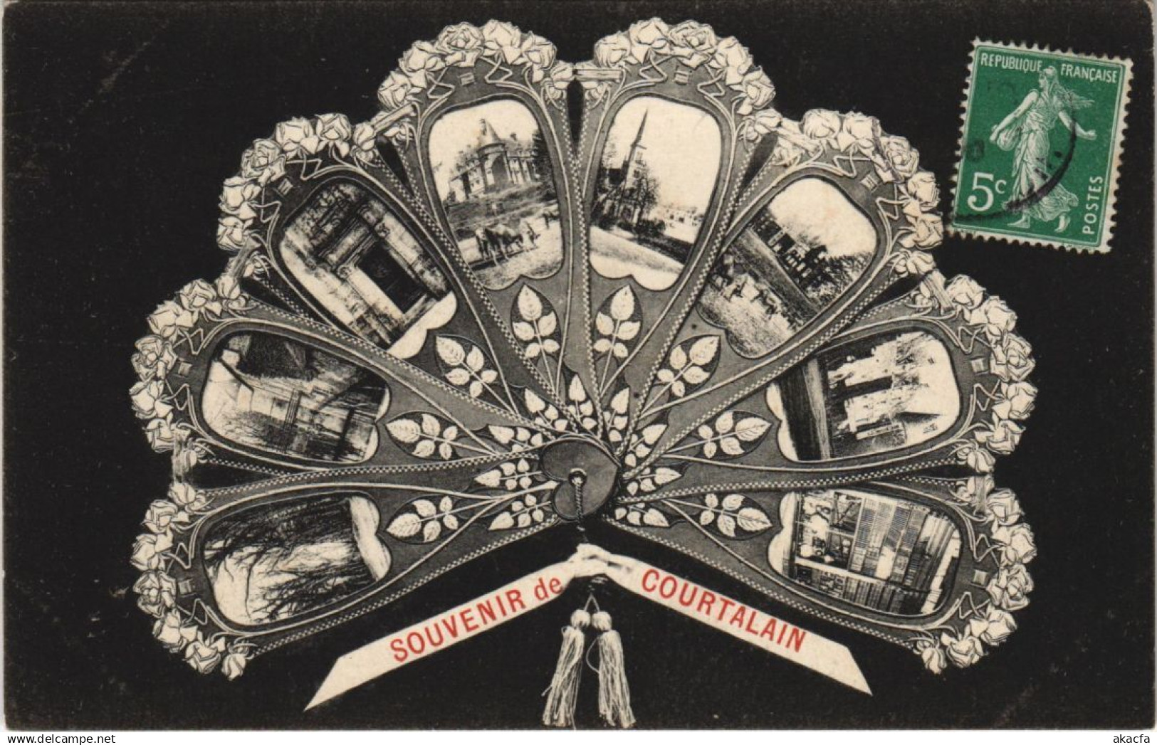 CPA Souvenir de COURTALAIN (33351)