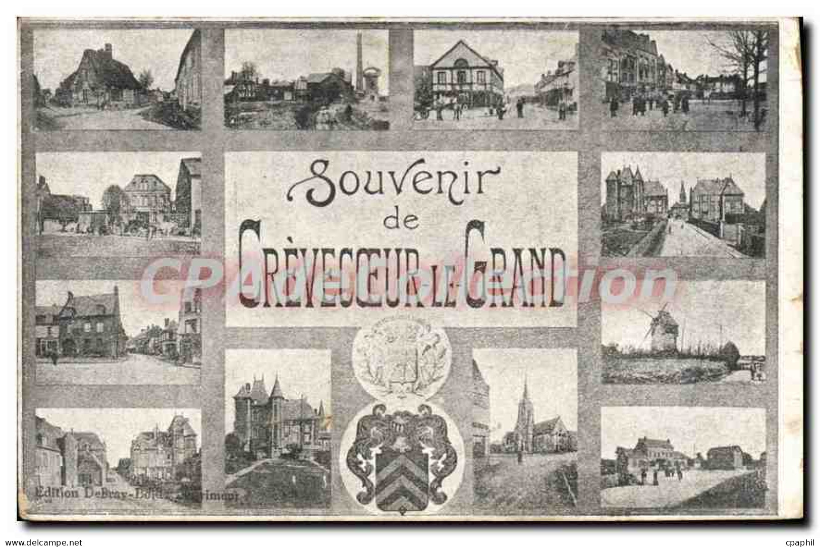 CPA Souvenir De Crevecoeur Le Grand