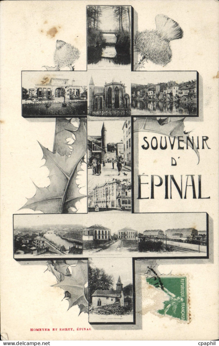 CPA Souvenir De Epinal