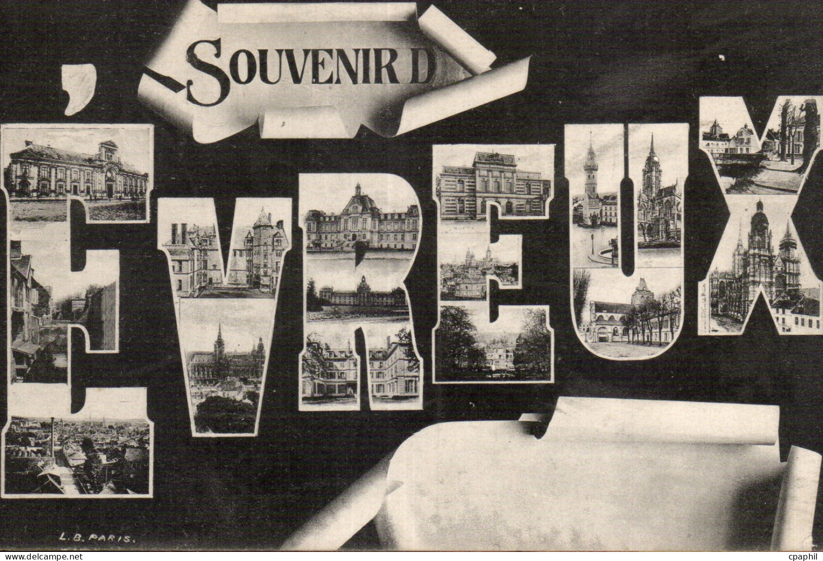 CPA Souvenir de Evreux