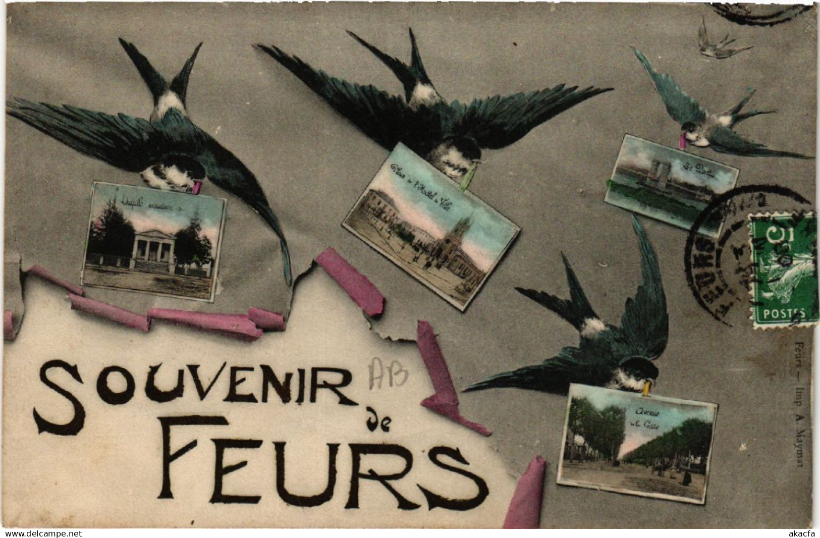 CPA Souvenir de FEURS (510145)