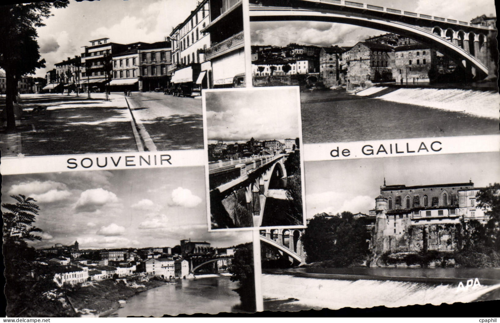 CPA Souvenir De Gaillac