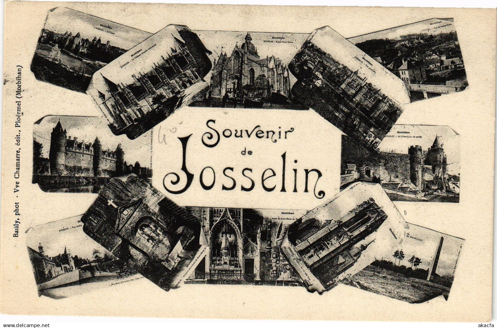 CPA Souvenir de JOSSELIN (206067)