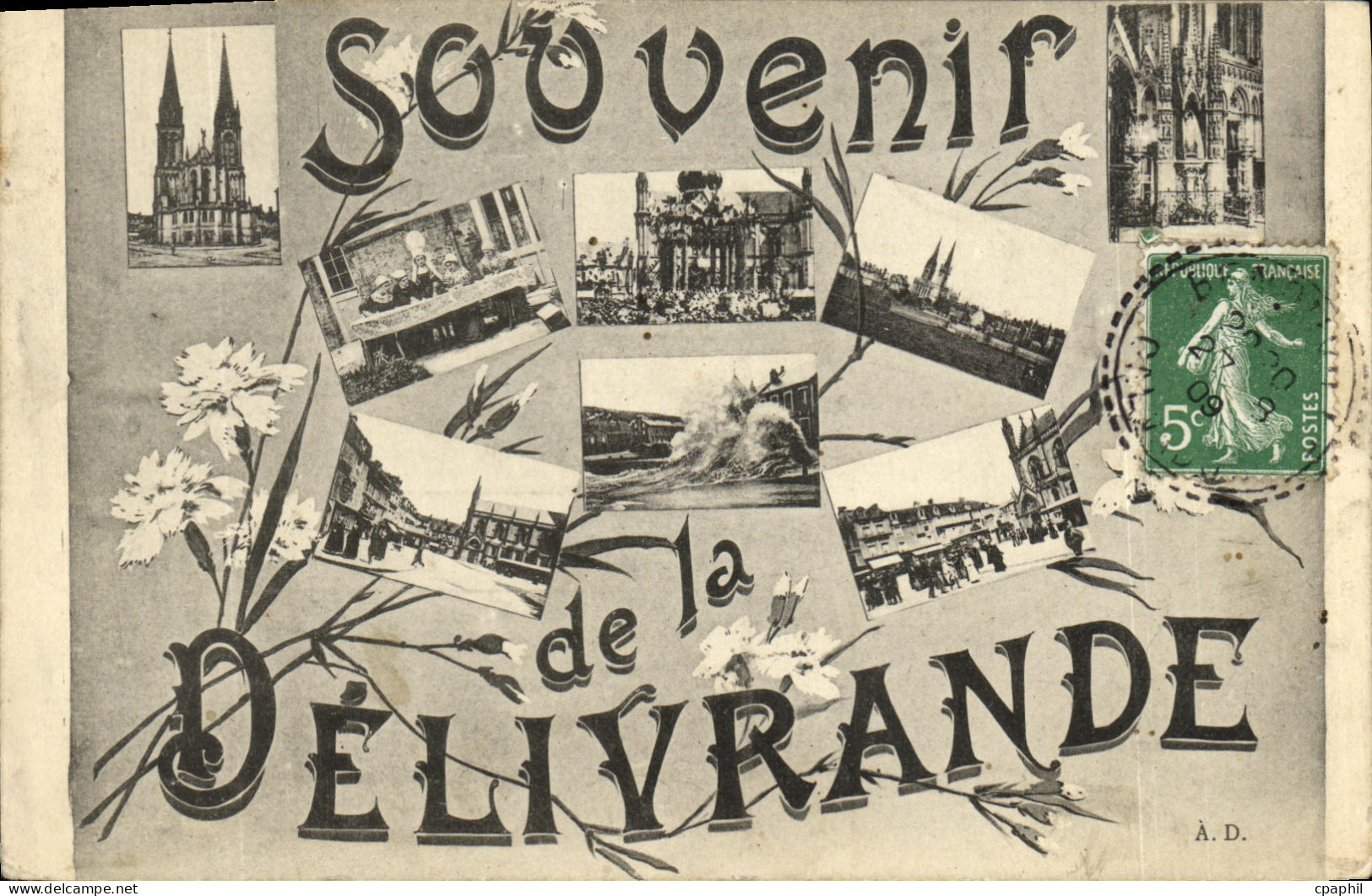 CPA Souvenir de la Delivrande