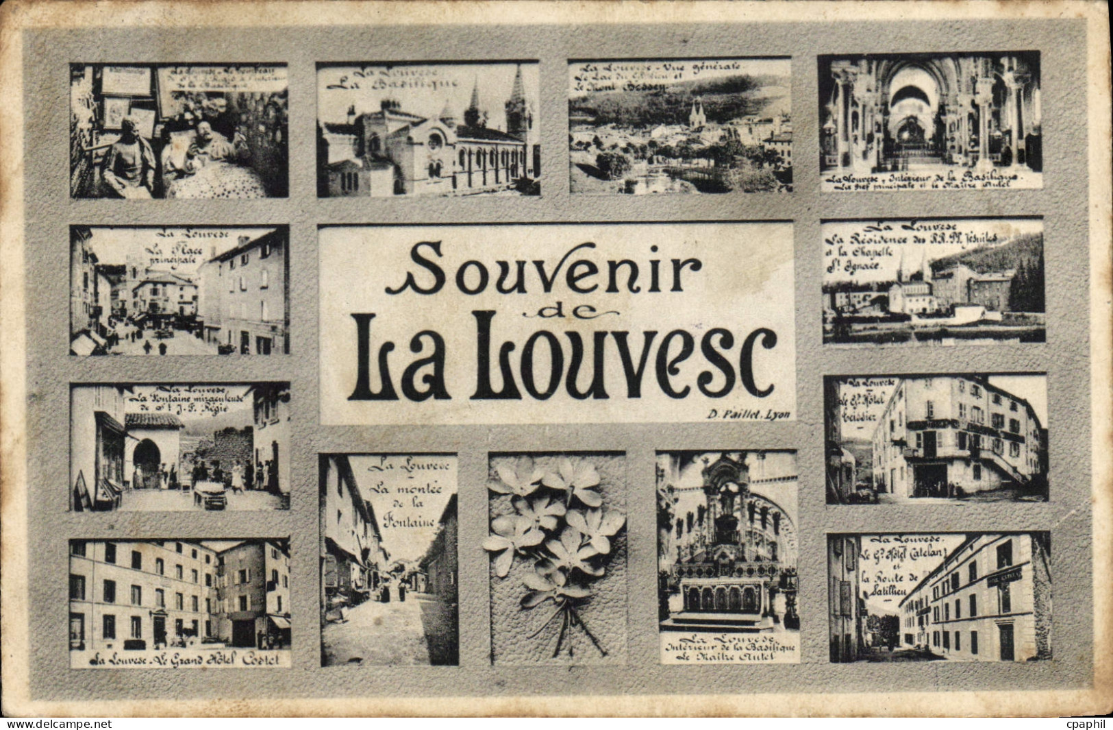CPA Souvenir de La Louvesc