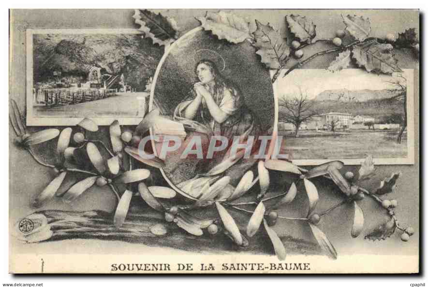 CPA Souvenir de la Sainte Baume