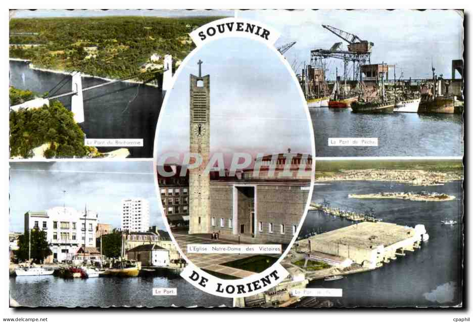 CPA Souvenir De Lorient