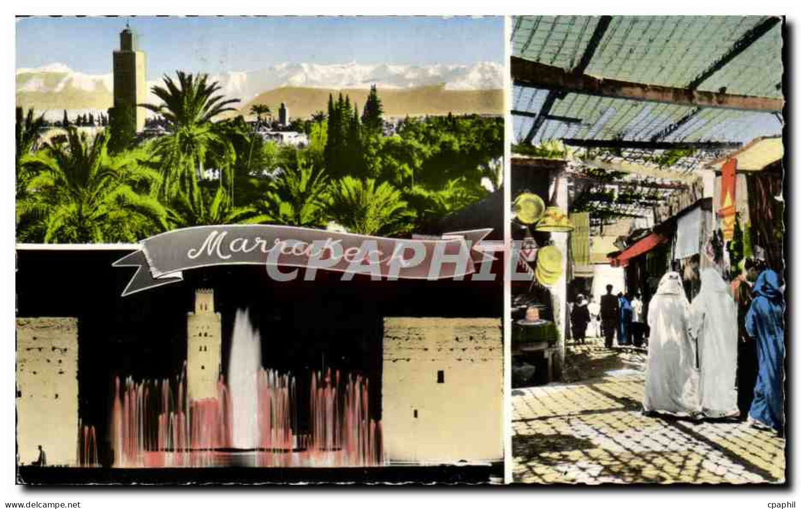 CPA Souvenir de Marrakech Souvenir from Marrakech Andenken aus Marrakech Maroc