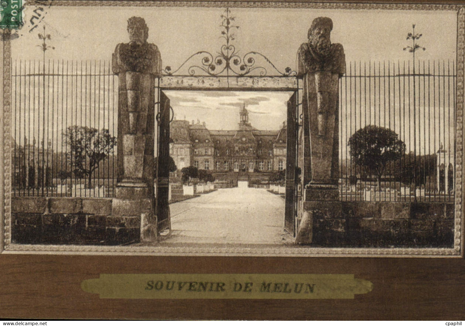 CPA Souvenir De Melun