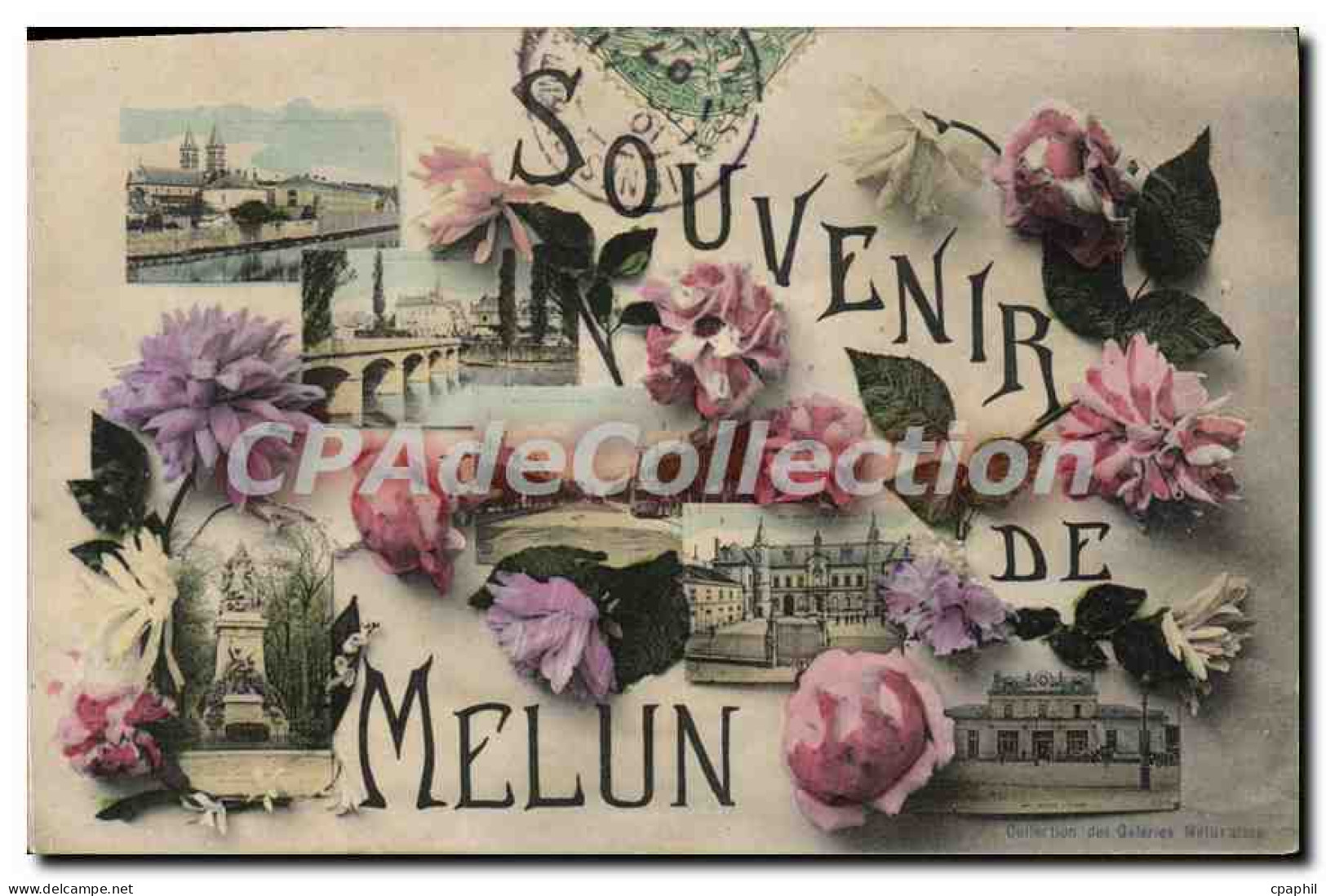 CPA Souvenir de Melun
