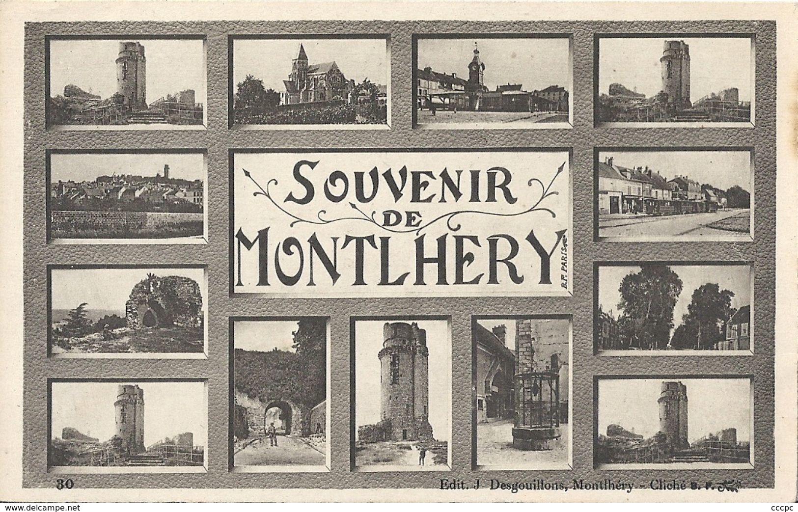 CPA Souvenir de Montlhéry vues multiples