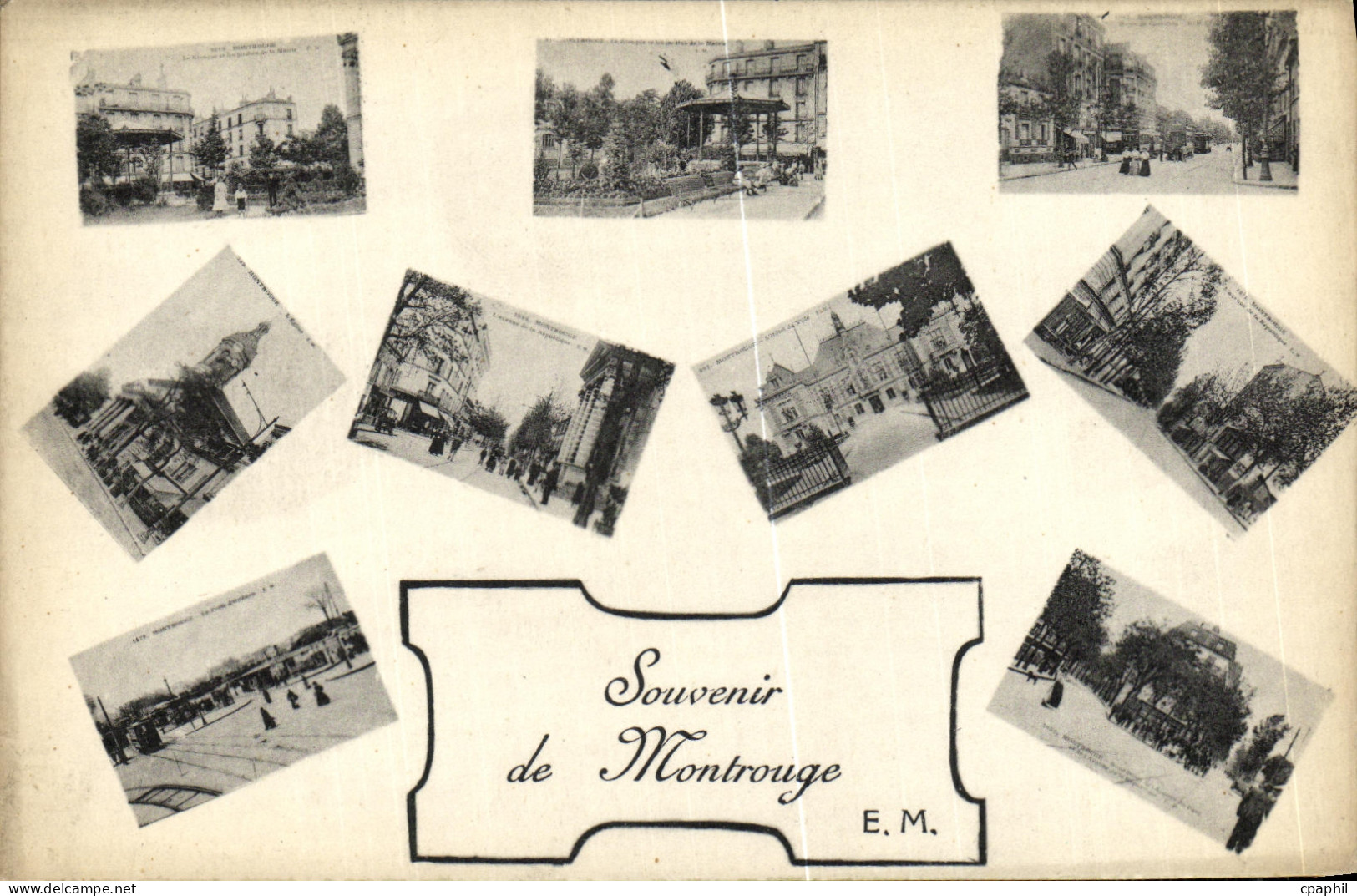 CPA Souvenir de Montrouge