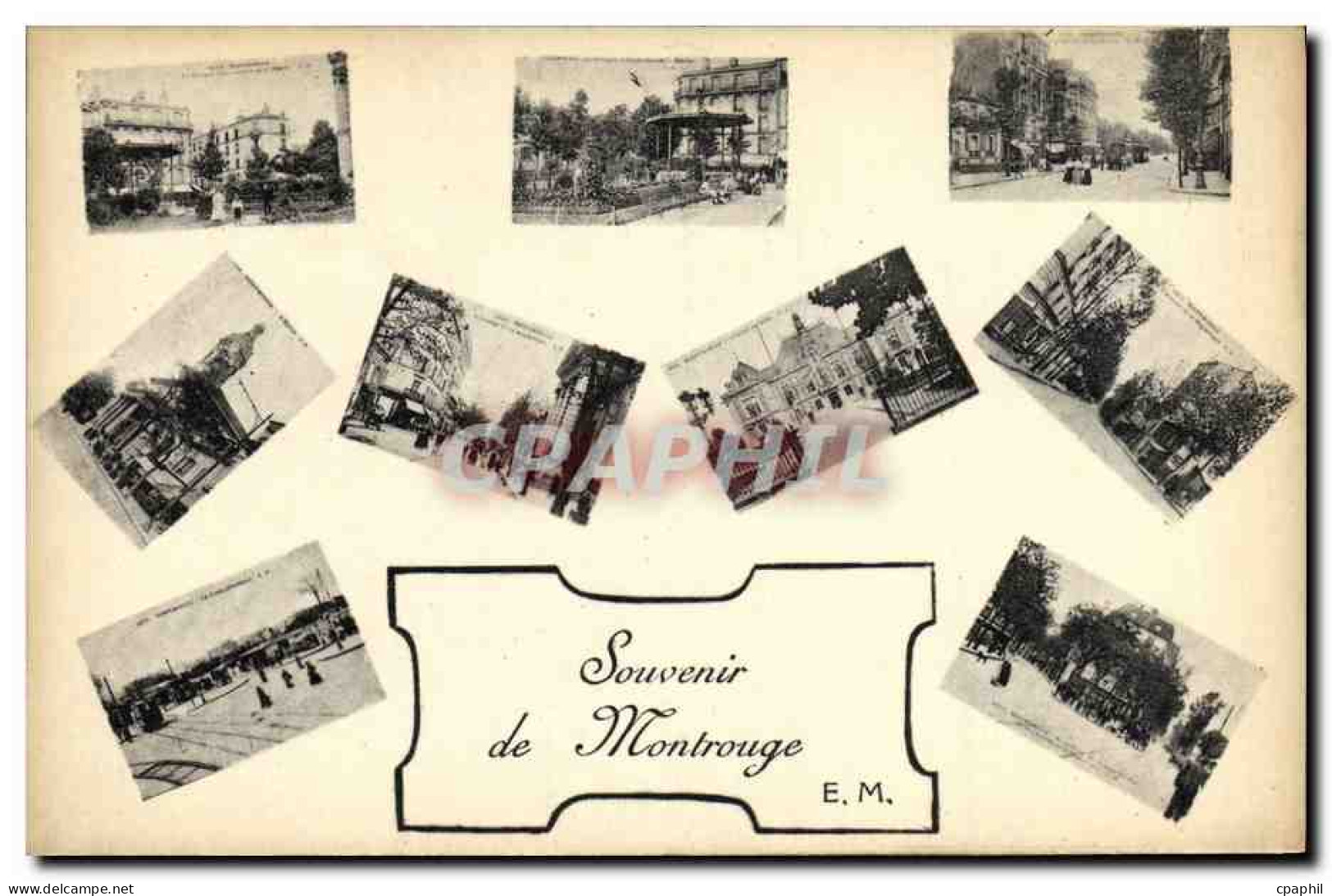 CPA Souvenir de Montrouge
