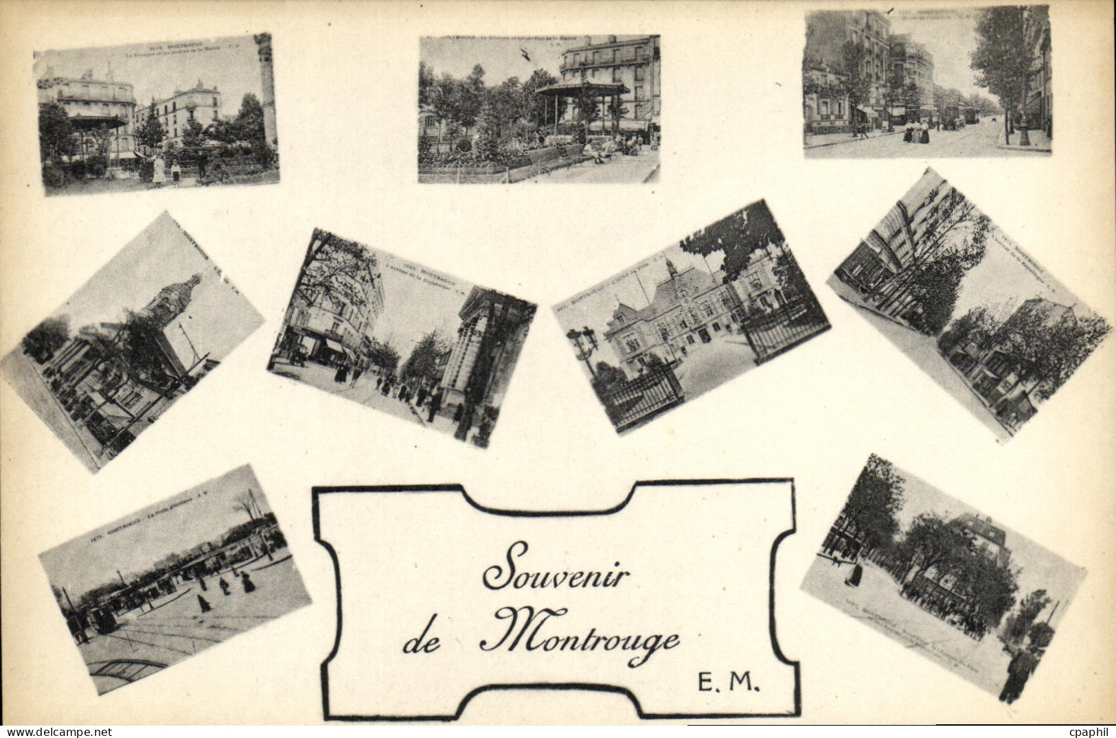 CPA Souvenir de Montrouge