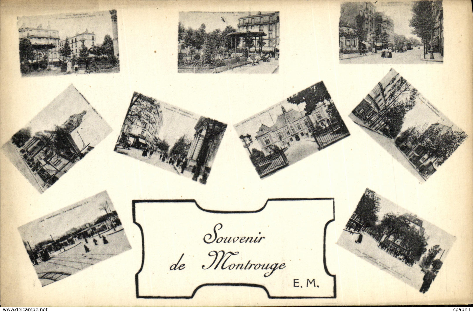 CPA Souvenir de Montrouge