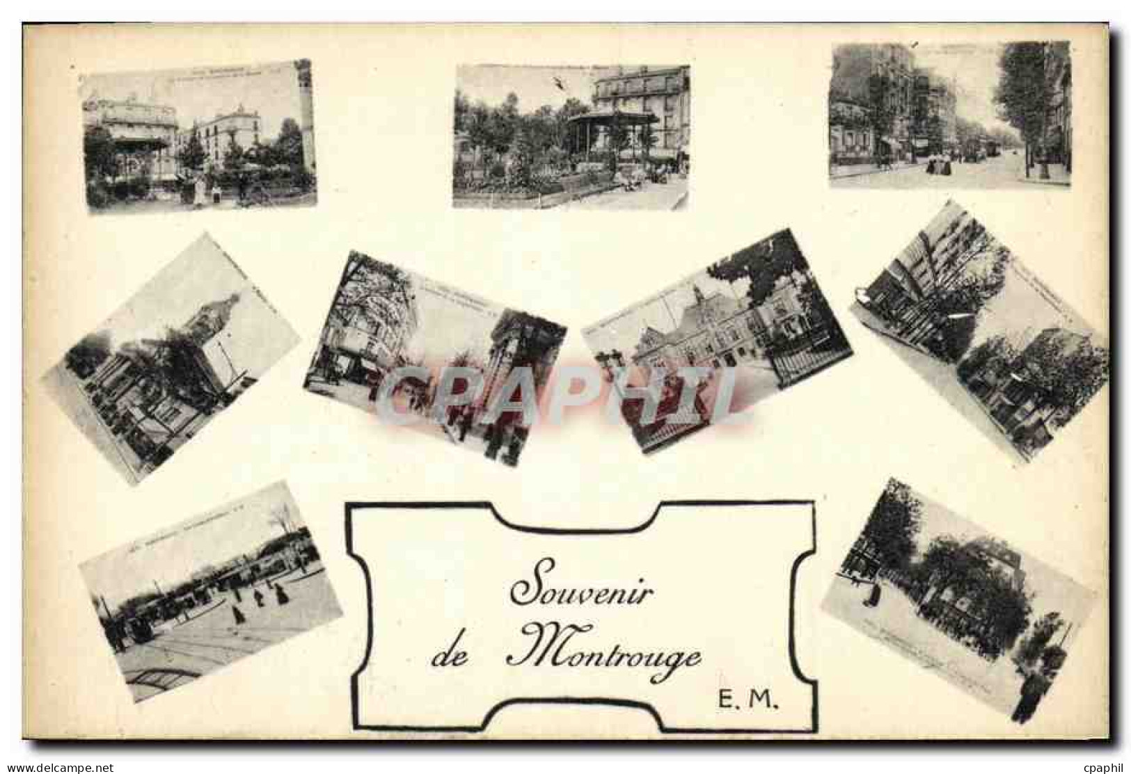CPA Souvenir de Montrouge
