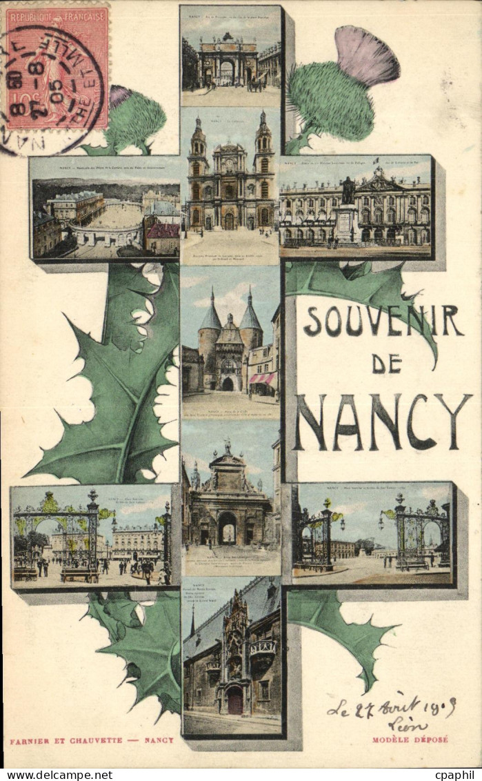 CPA Souvenir de Nancy