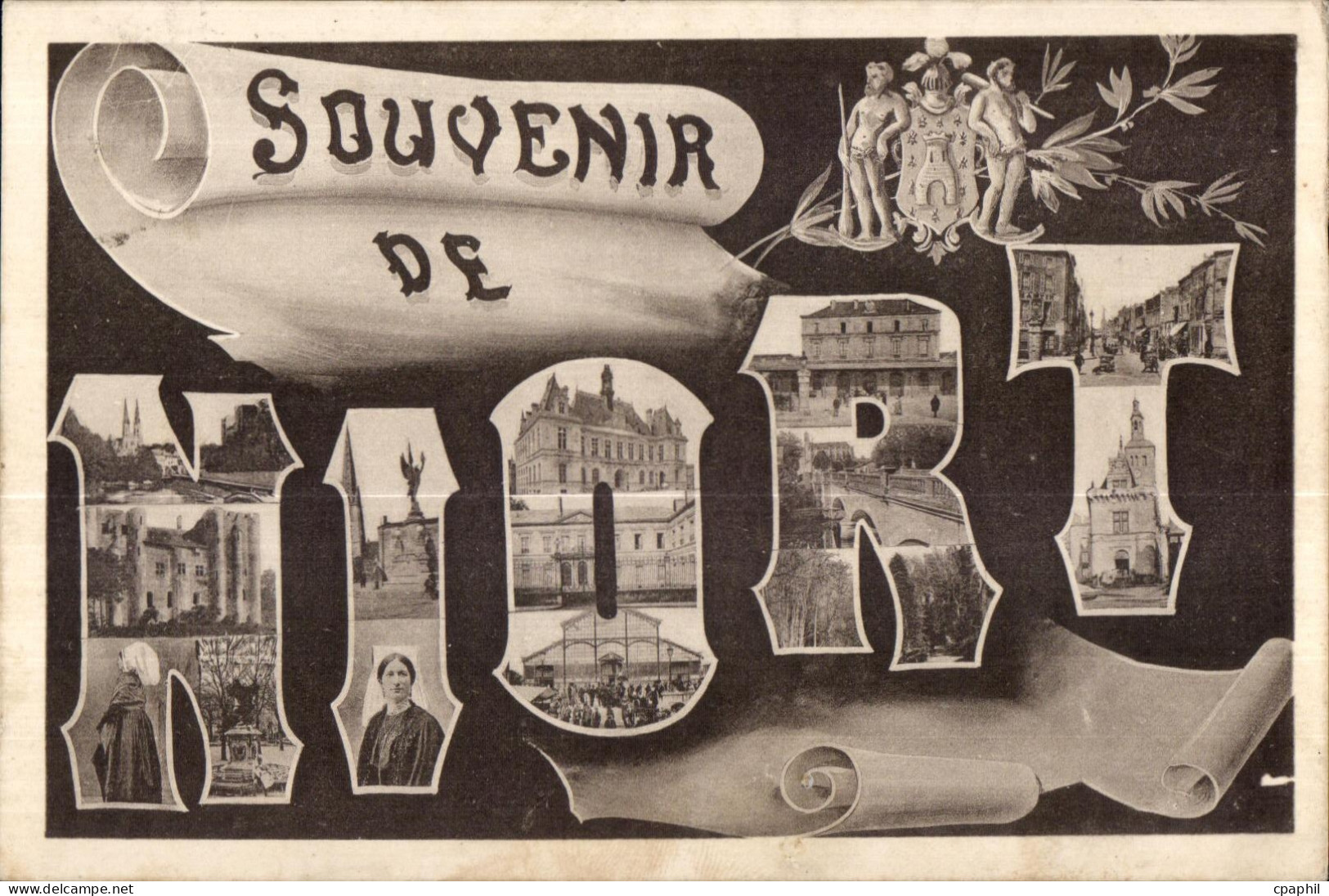 CPA Souvenir de Niort