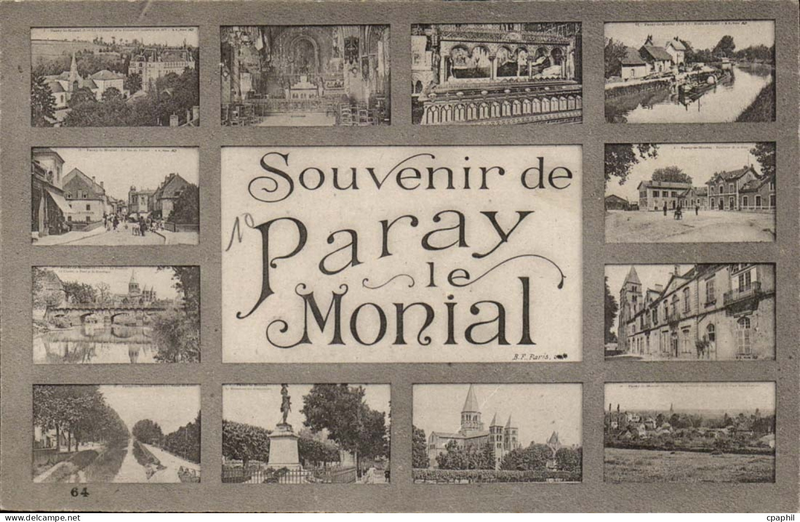 CPA Souvenir de Paray le Monial