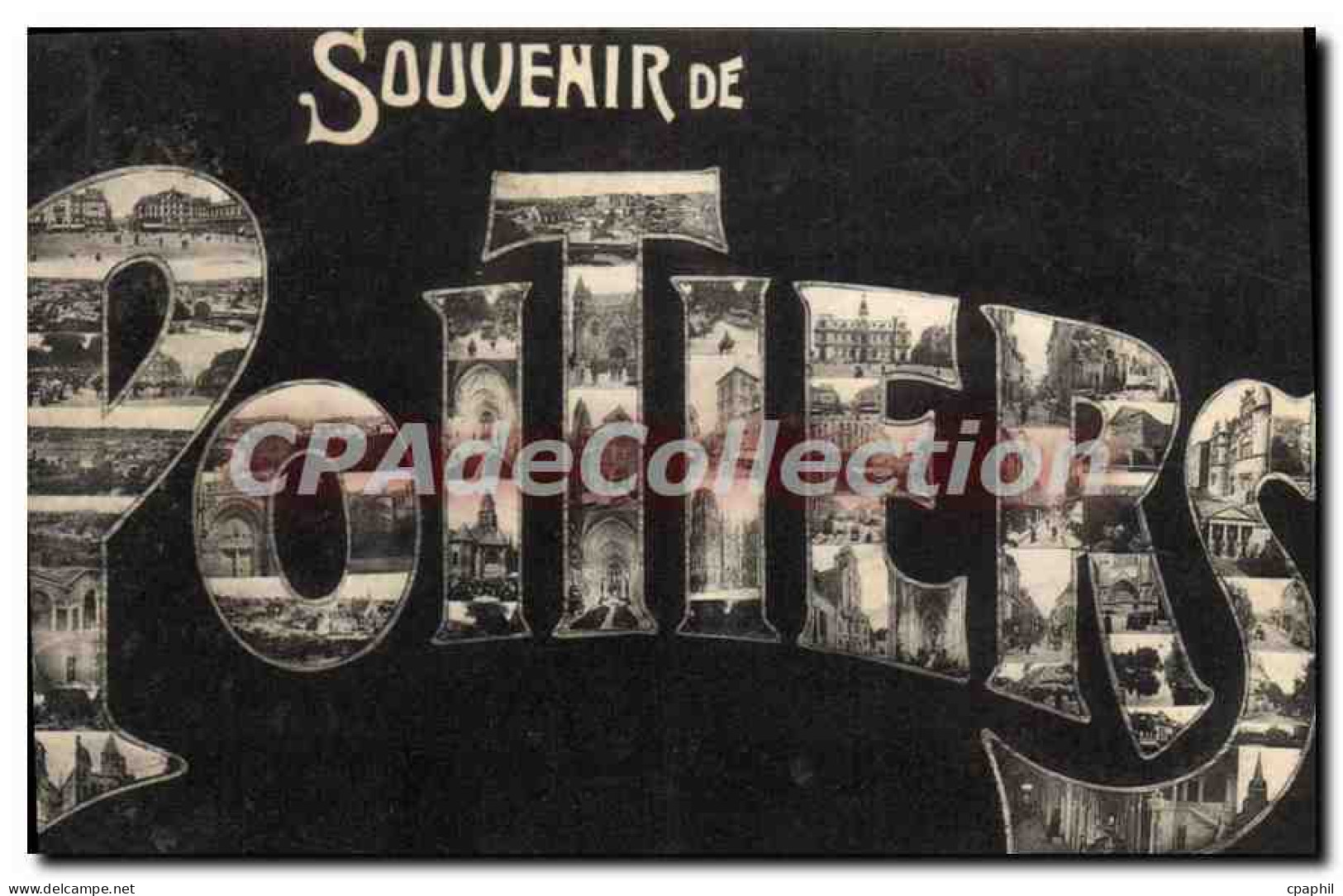 CPA Souvenir de Poitiers