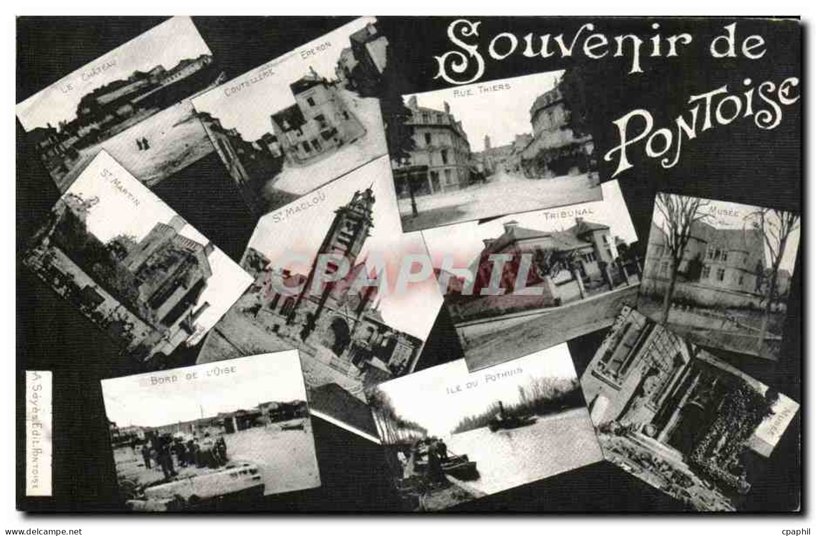 CPA Souvenir De Pontoise