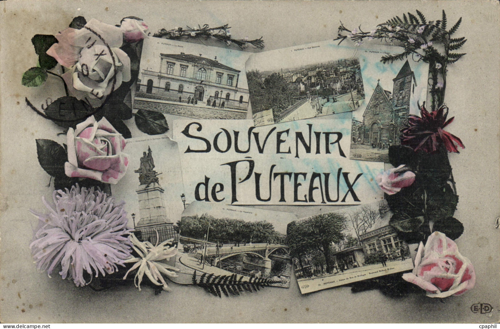 CPA Souvenir De Puteaux