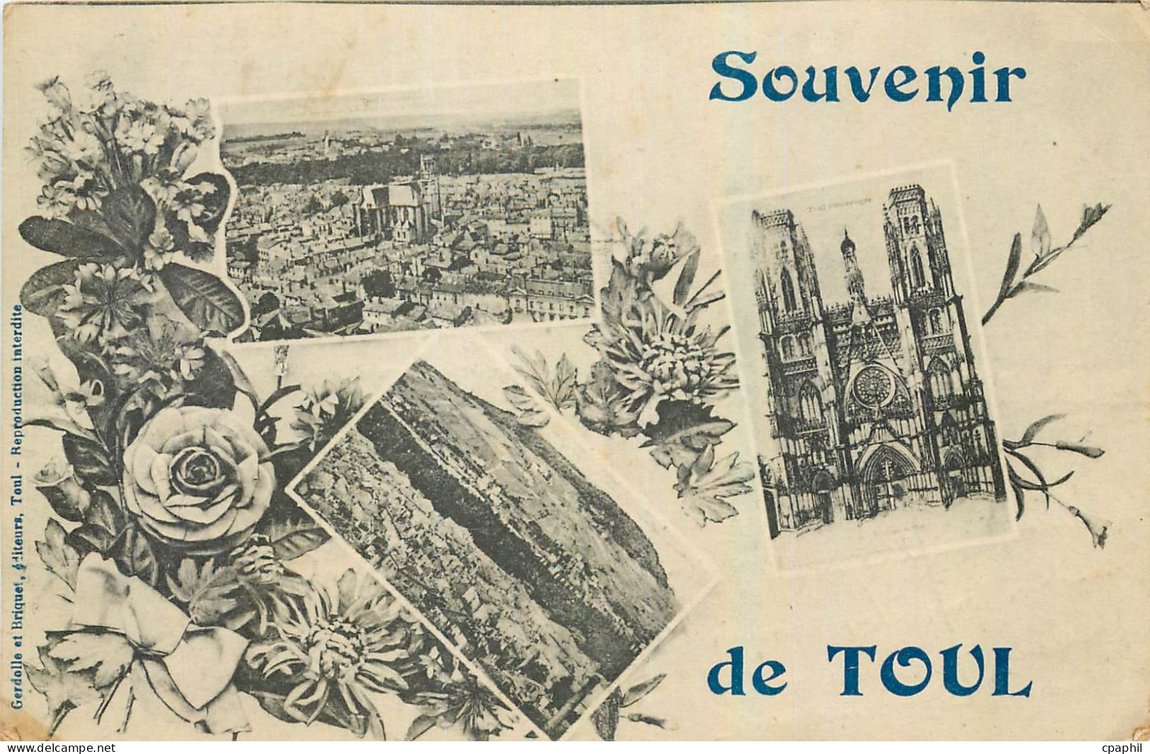 CPA Souvenir de Toul