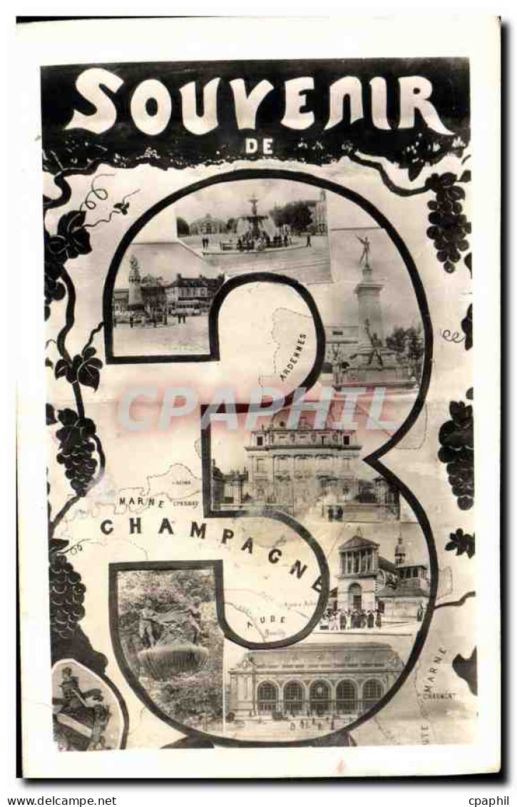 CPA Souvenir de Troyes