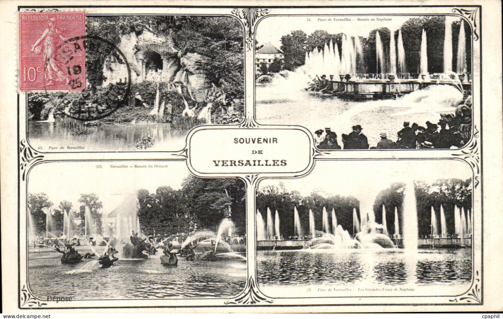 CPA Souvenir De Versailles