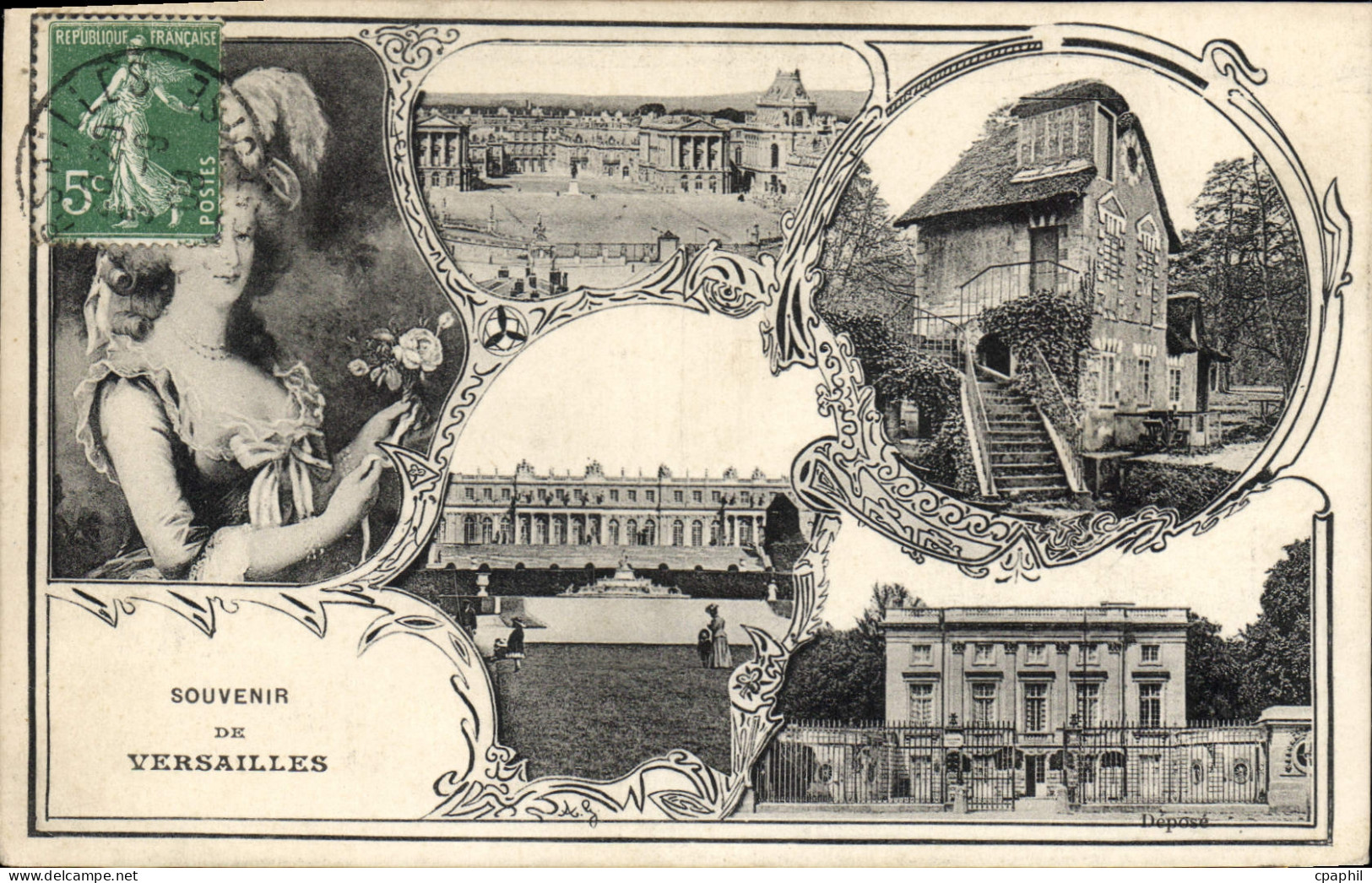 CPA Souvenir de Versailles