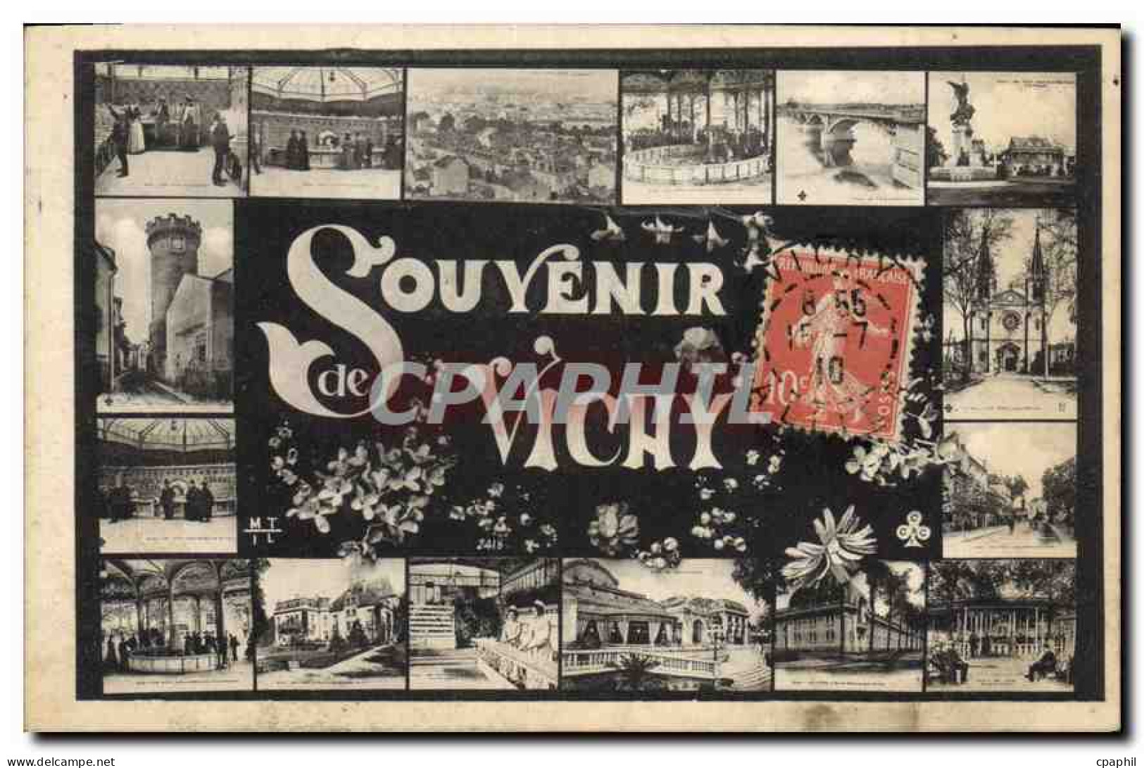 CPA Souvenir de Vichy
