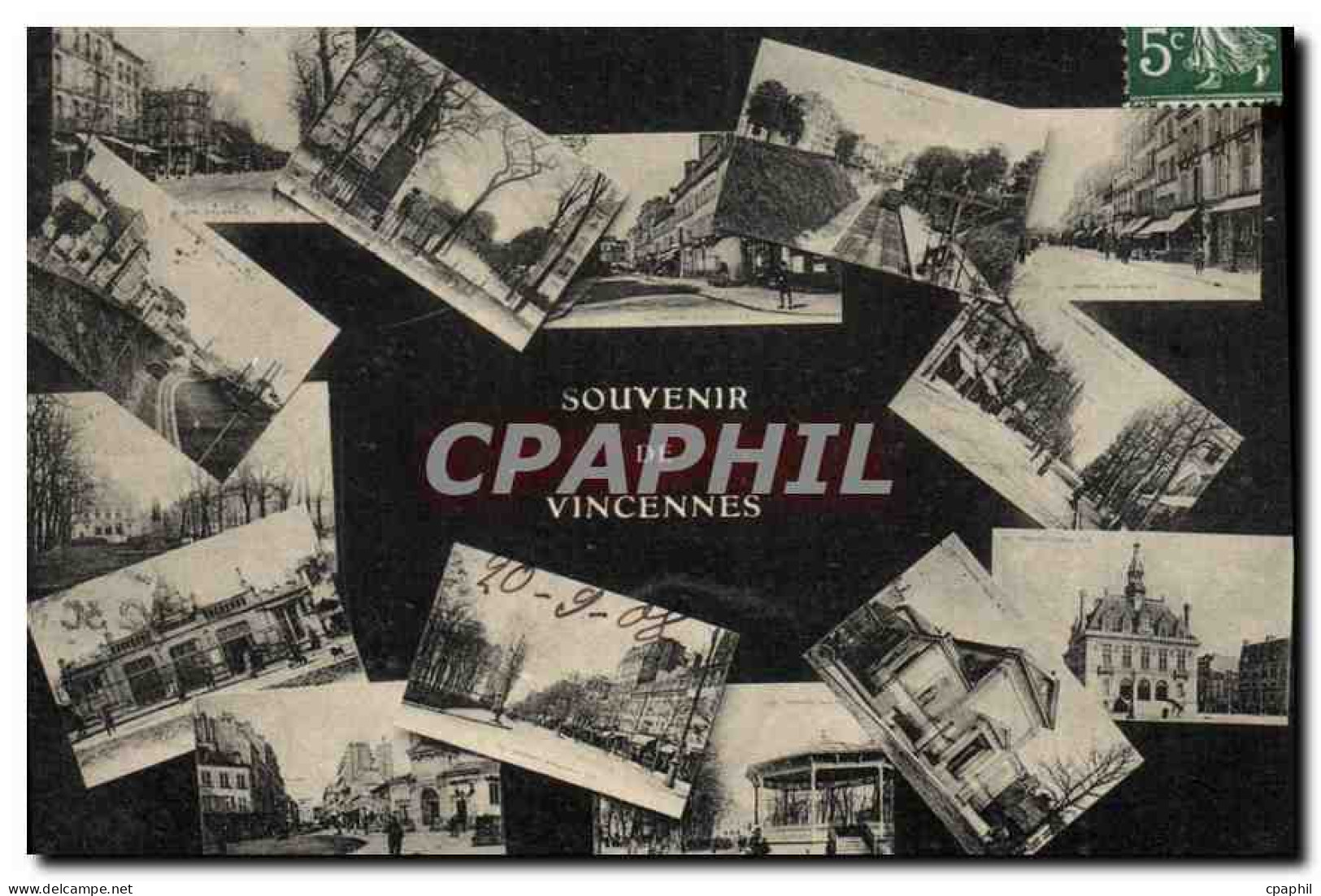 CPA Souvenir de Vincennes