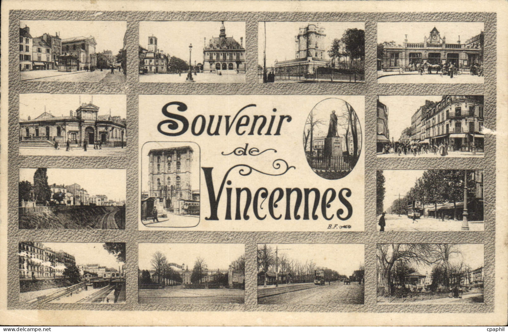 CPA Souvenir de Vincennes