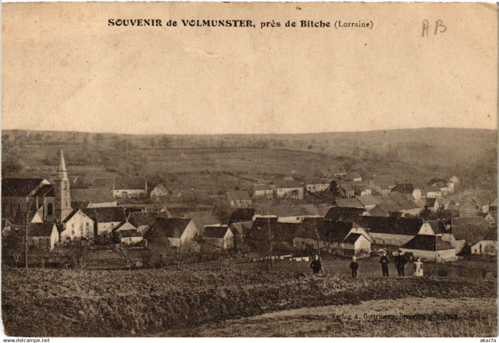 CPA Souvenir de Volmunster pres de BITCHE (651106)