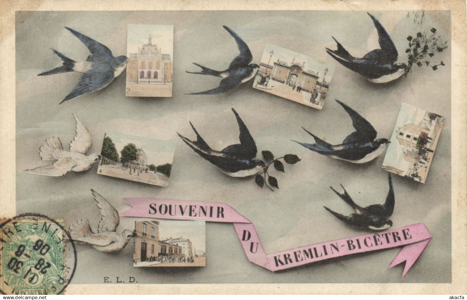 CPA SOUVENIR DU KREMLIN BICÉTRE (180302)