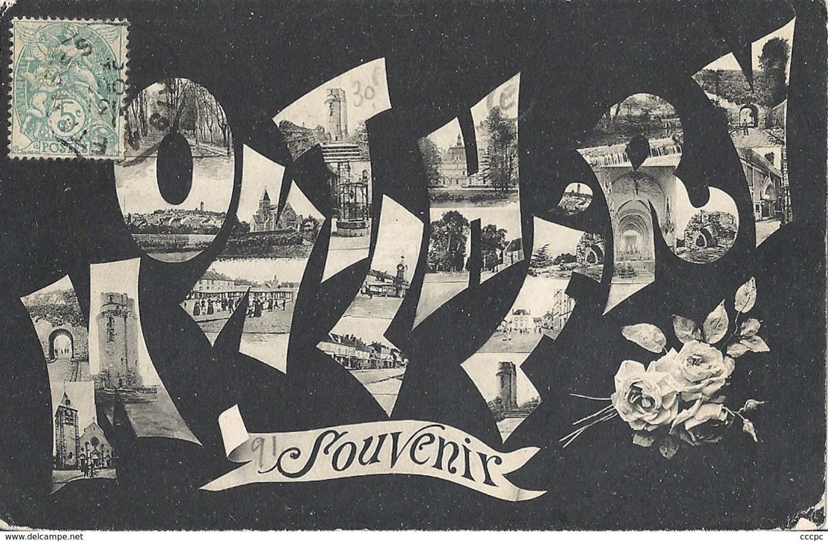 CPA Souvnir de Montlhéry vues multiples