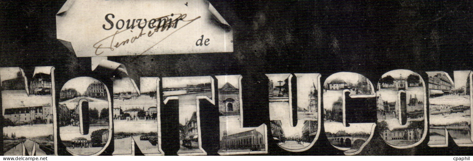 CPA Sovenir de Montlucon