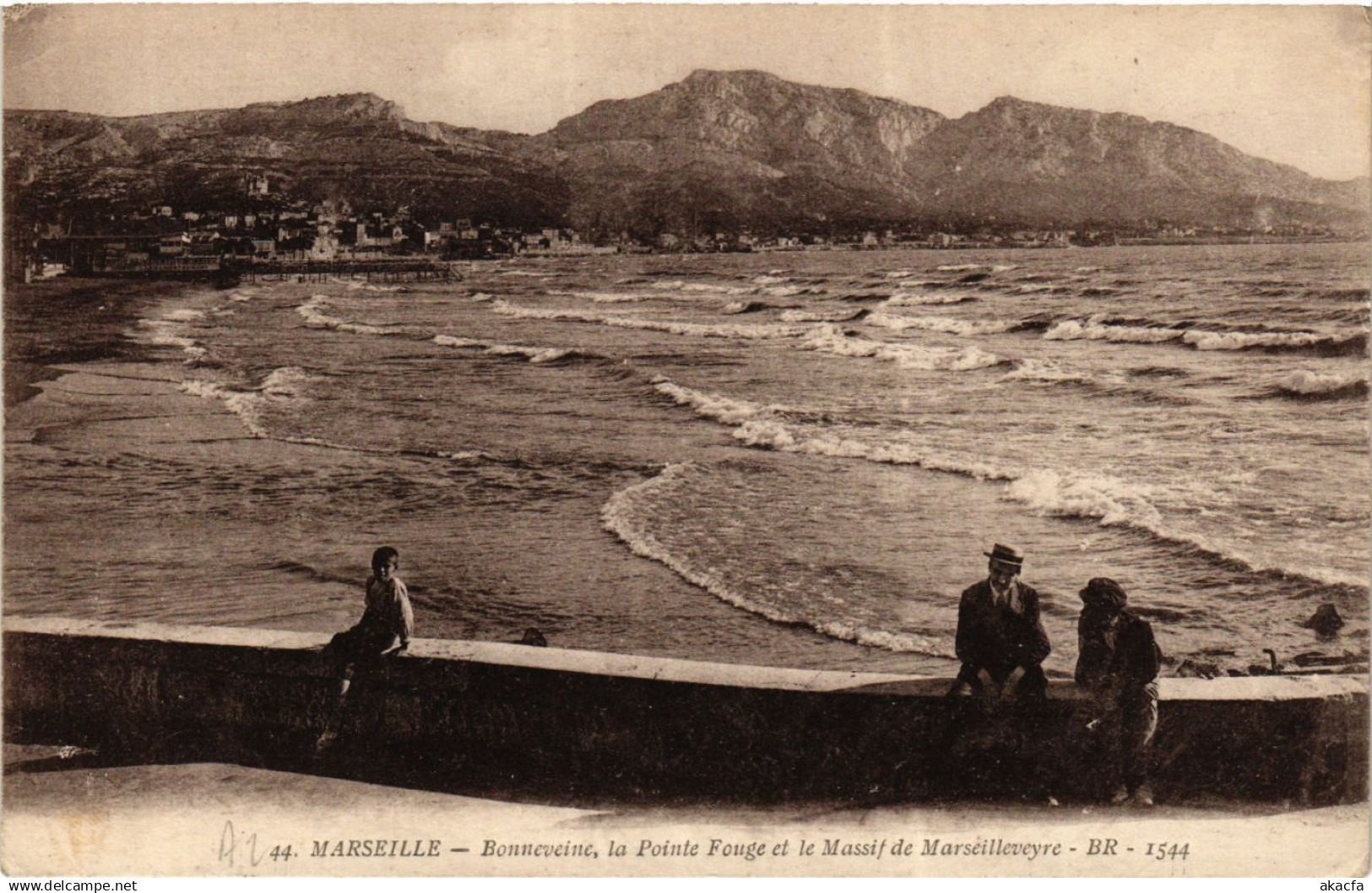 CPA SPAIN MARSEILLE Bonneveine la Pointe Rouge et le Massif (405050)