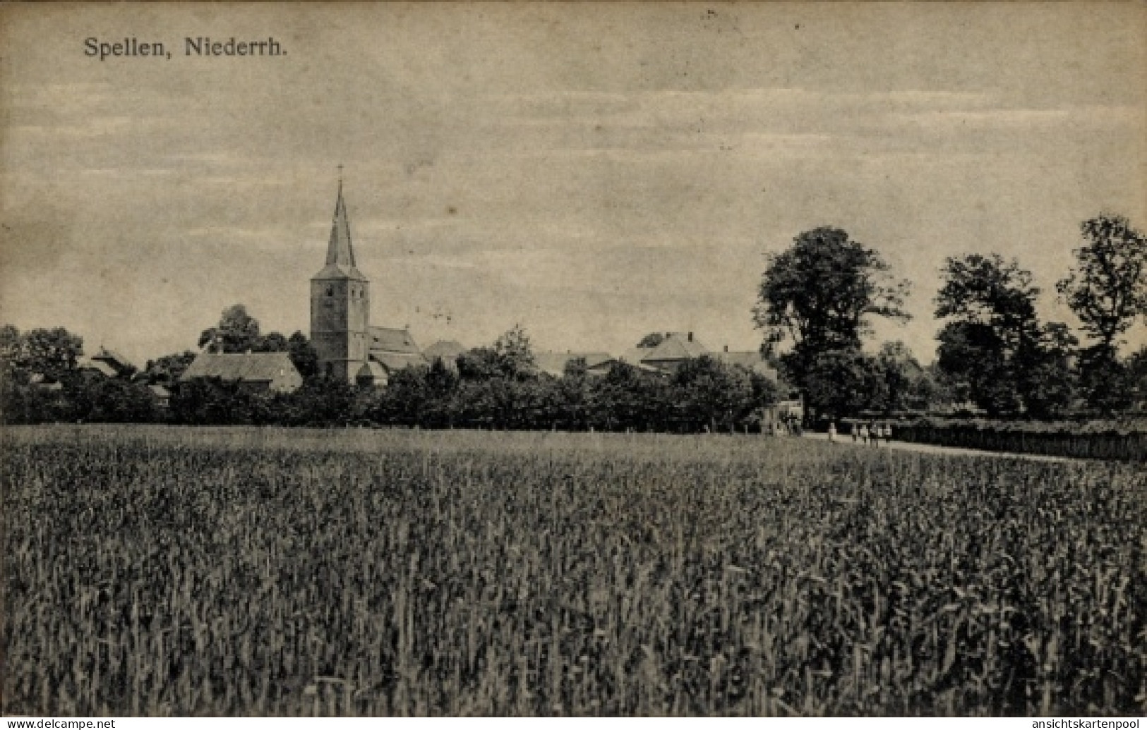 CPA Spellen Voerde am Niederrhein, Gesamtansicht