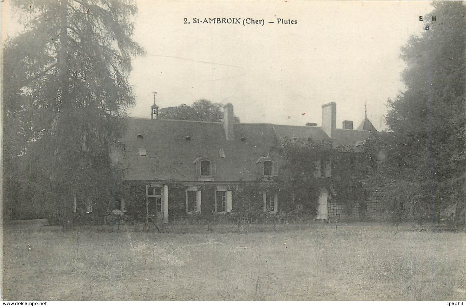 CPA St Ambroix (Cher) Plutes