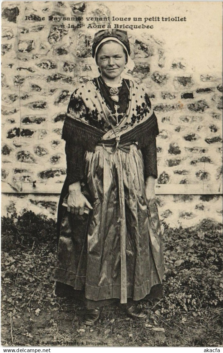 CPA St-AONE-BRICQUEBEC - Riche Paysanne (149213)
