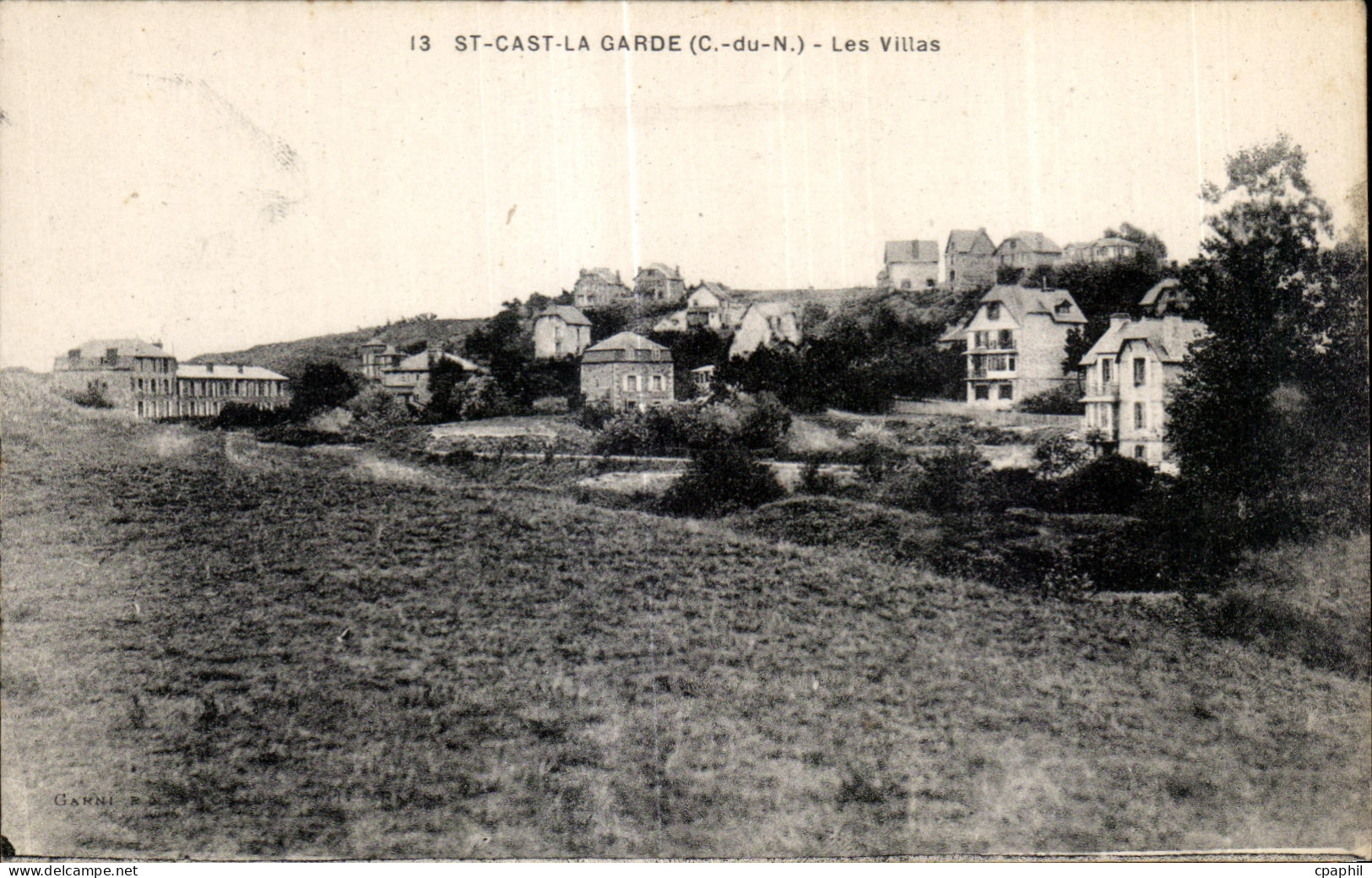 CPA St Cast La Garde Les Villas