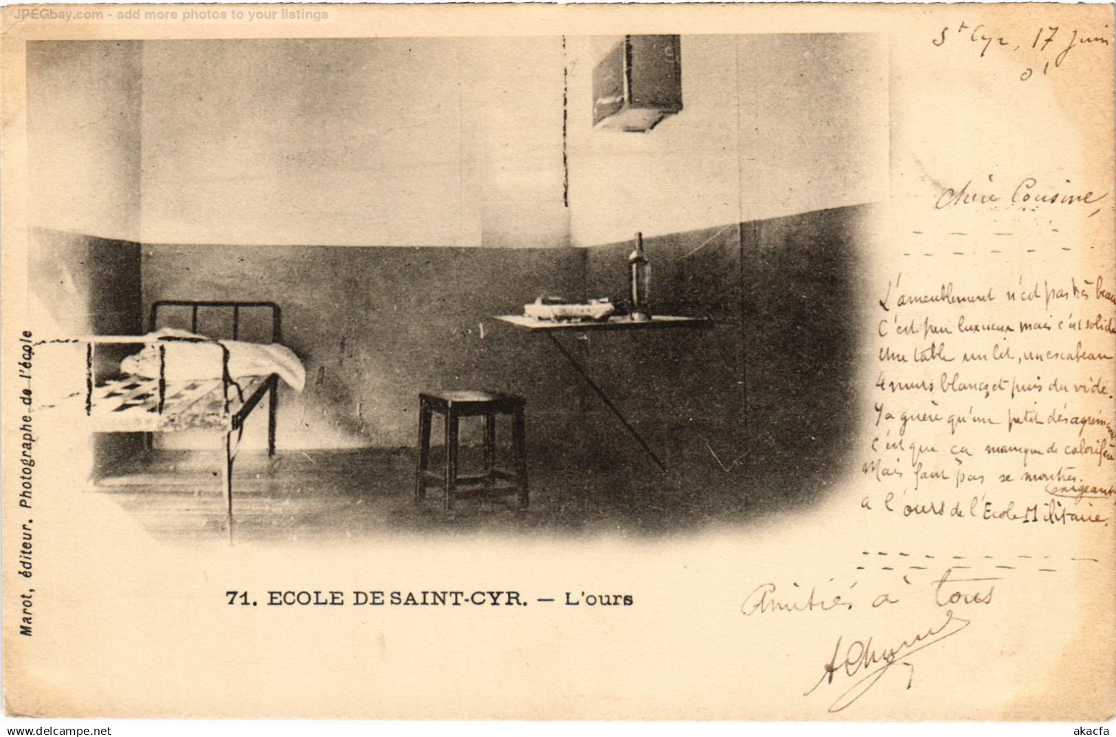 CPA St Cyr l'Ecole Ecole L'ours (1443716)