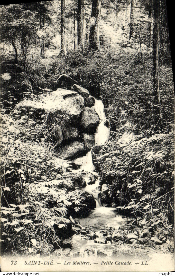 CPA St Die Les Molieres Petite cascade
