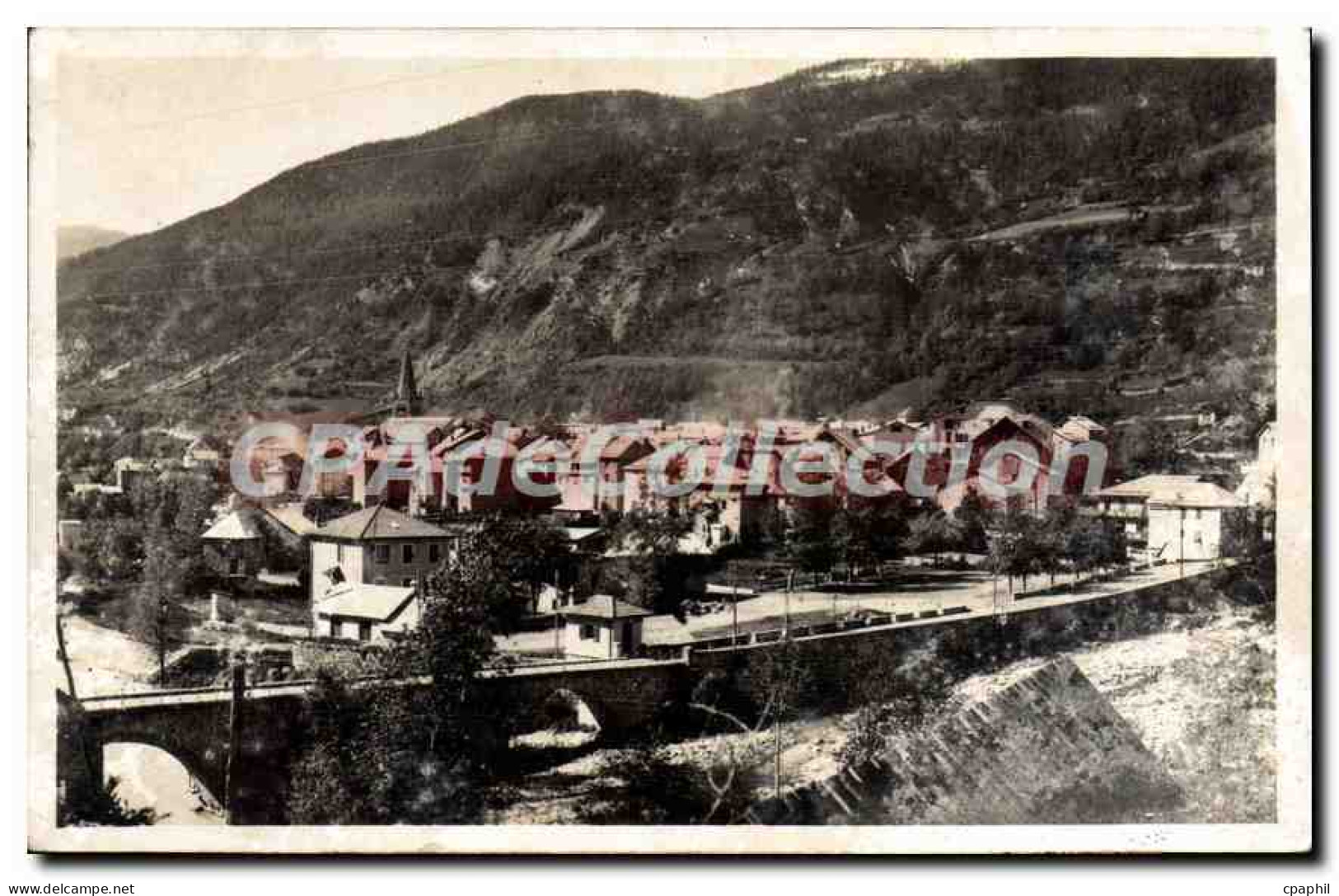 CPA St Etienne de Tinee vue generale