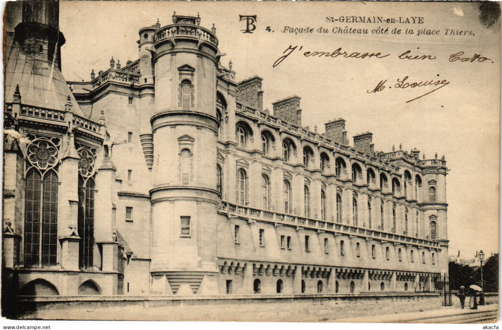 CPA St Germain en Laye Chateau (1401526)
