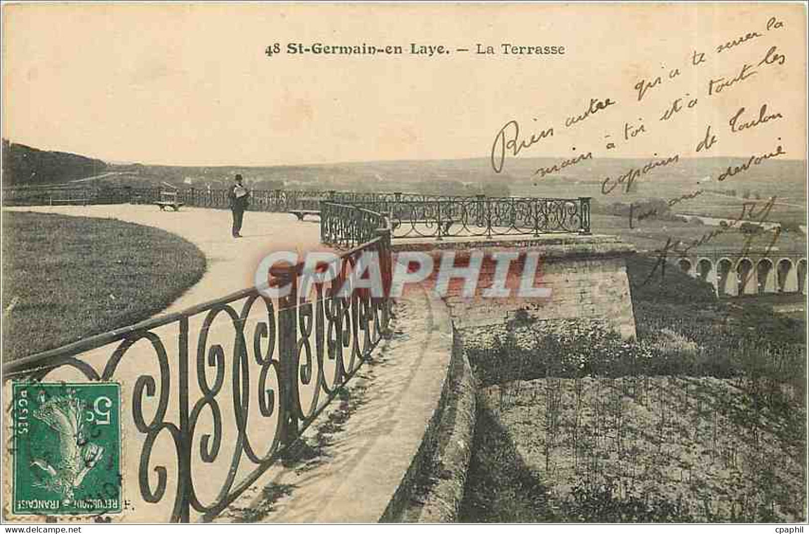 CPA St-Germain-en-Laye - La Terrasse